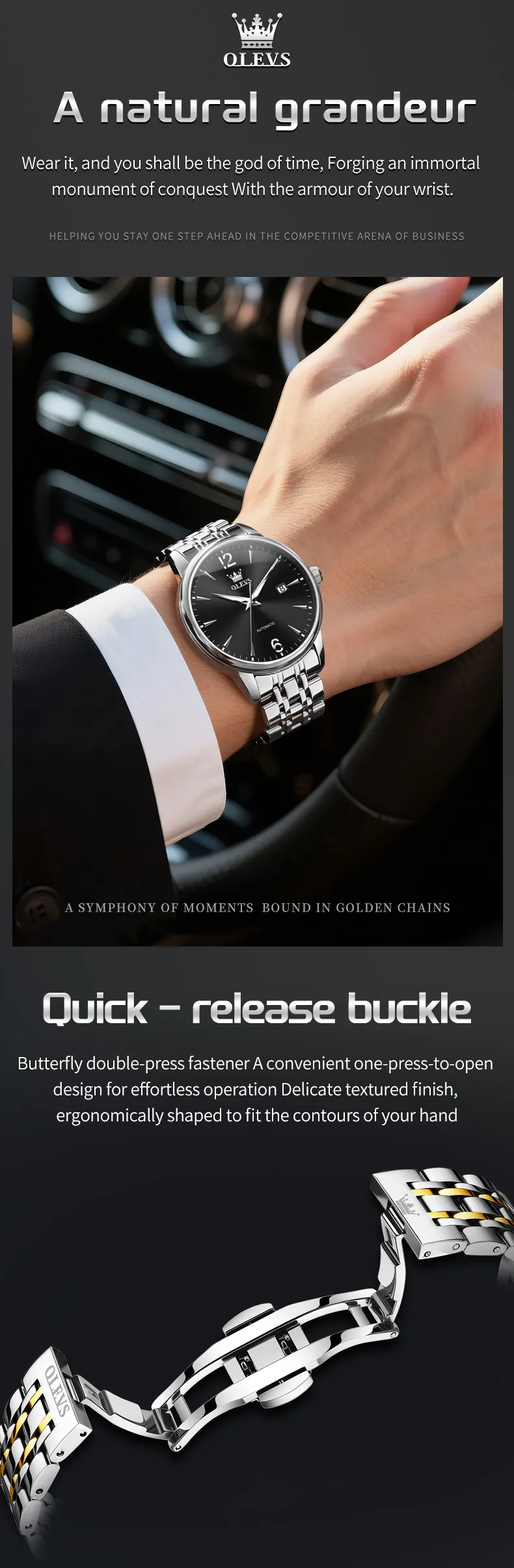 Olevs Men's Watch 6741