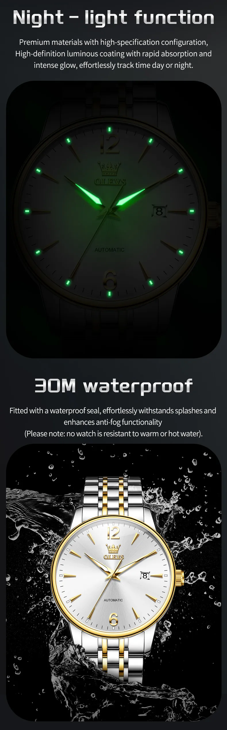 Olevs Men's Watch 6741