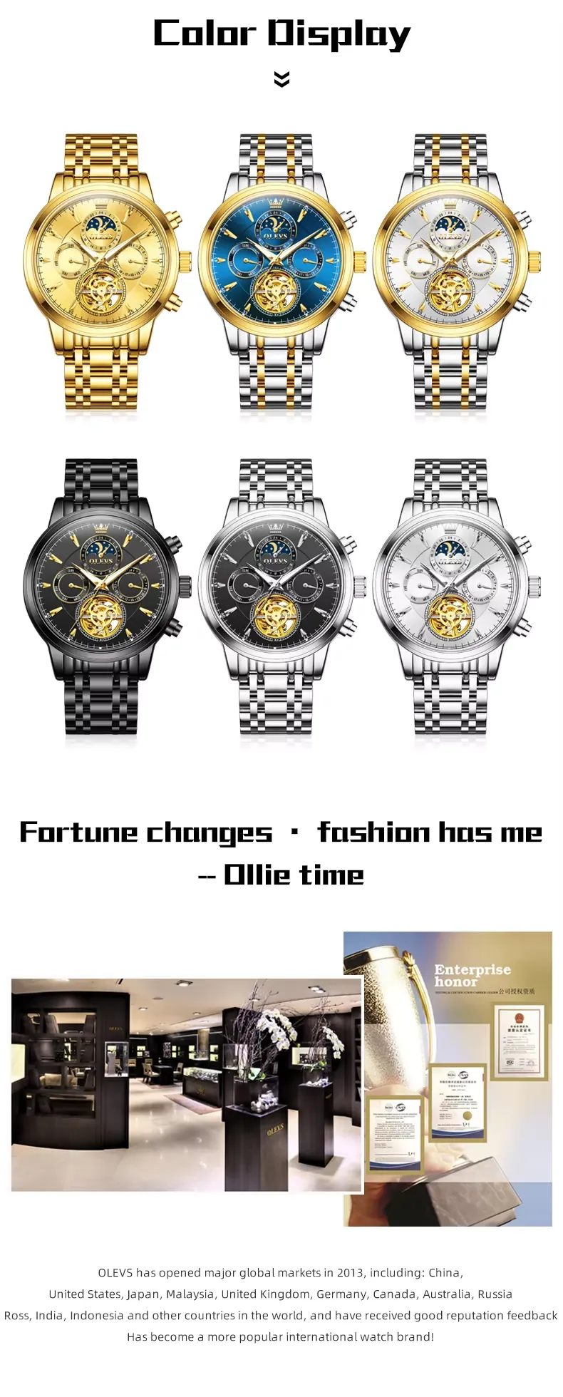 Olevs Men's Watch 6746