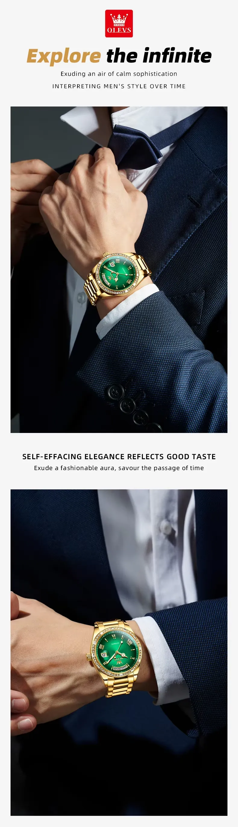 Olevs Men's Watch 6747