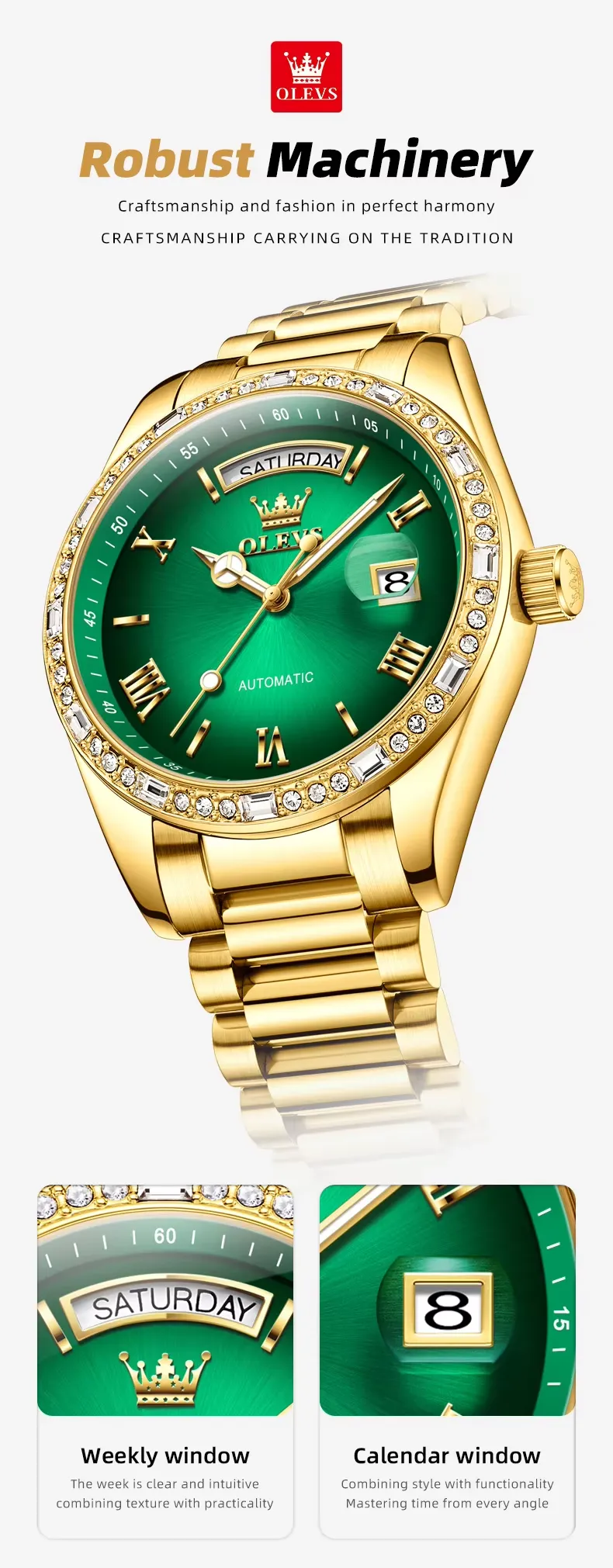 Olevs Men's Watch 6747