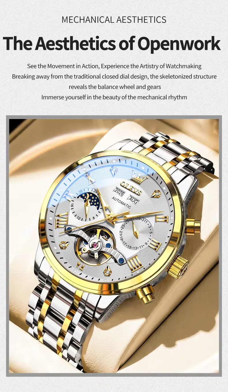 Olevs Men's Watch 6763