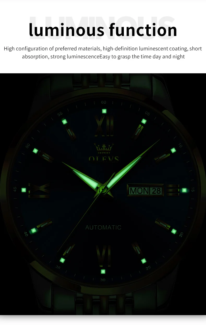 Olevs Men's Watch 6777