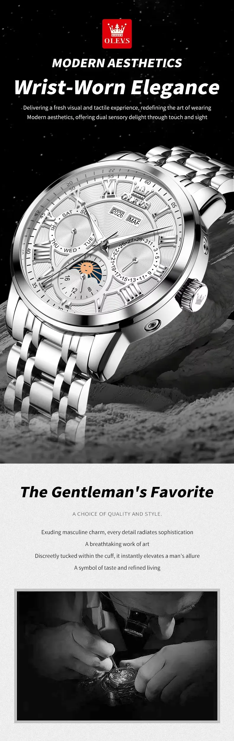 Olevs Men's Watch 6785