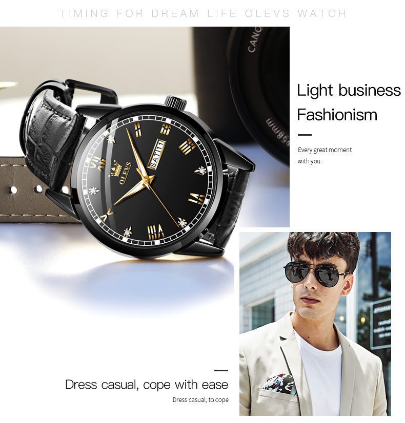 Olevs Men's Watch 6896