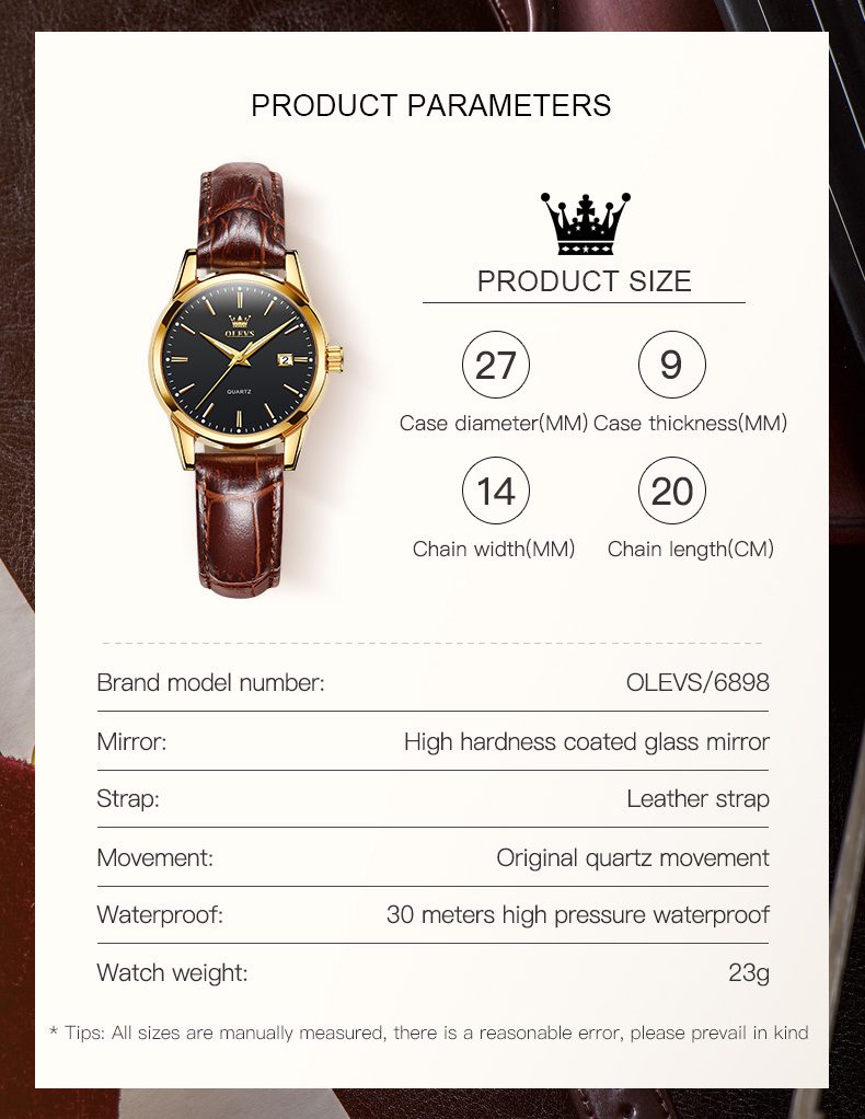 Olevs Women's Watch 6898