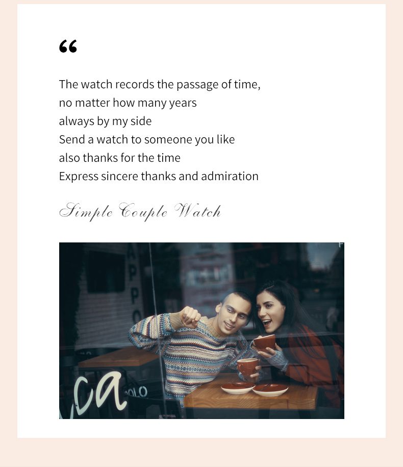 Olevs Couple Watch 6986