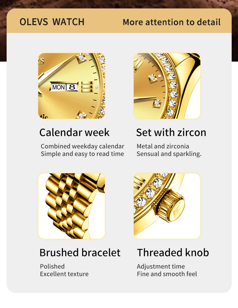 Olevs Men's Watch 7012