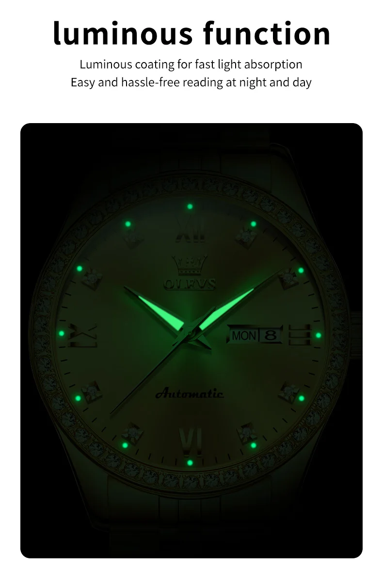 Olevs Men's Watch 7012