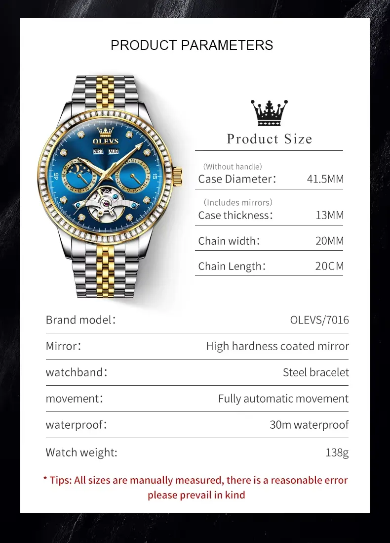 OLEVS Men's Watch 7016