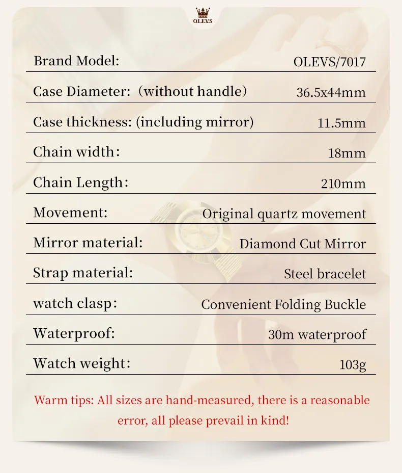 Olevs Women's Watch 7017