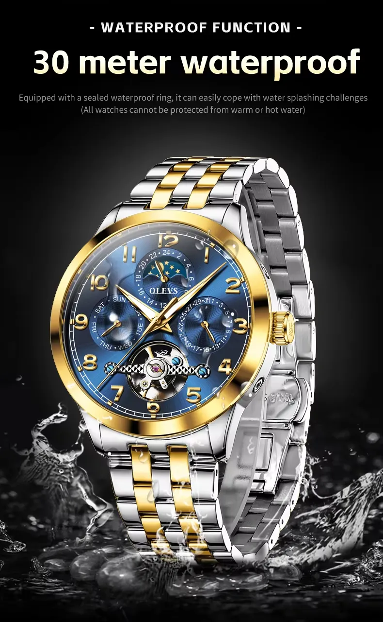Olevs Men's Watch 7018