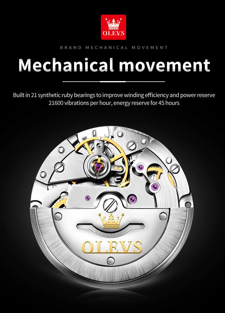 Olevs Men's Watch 7019