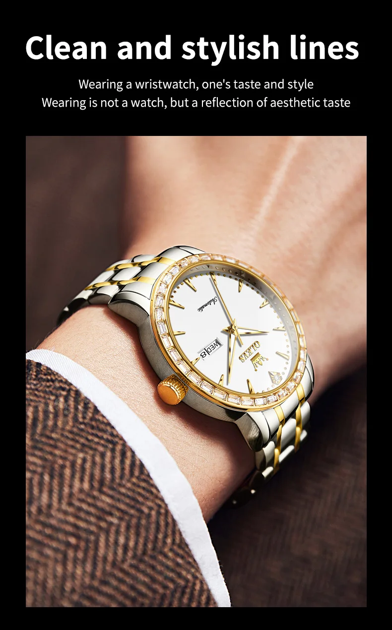 Olevs Men's Watch 7019