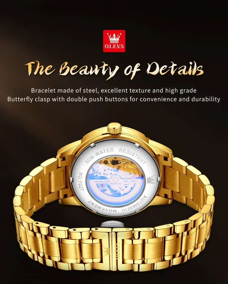 Olevs Men's Watch 7027