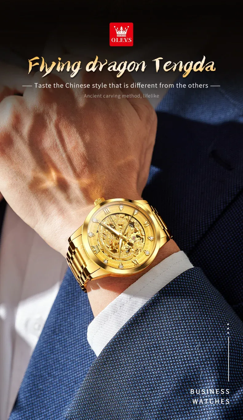 Olevs Men's Watch 7027