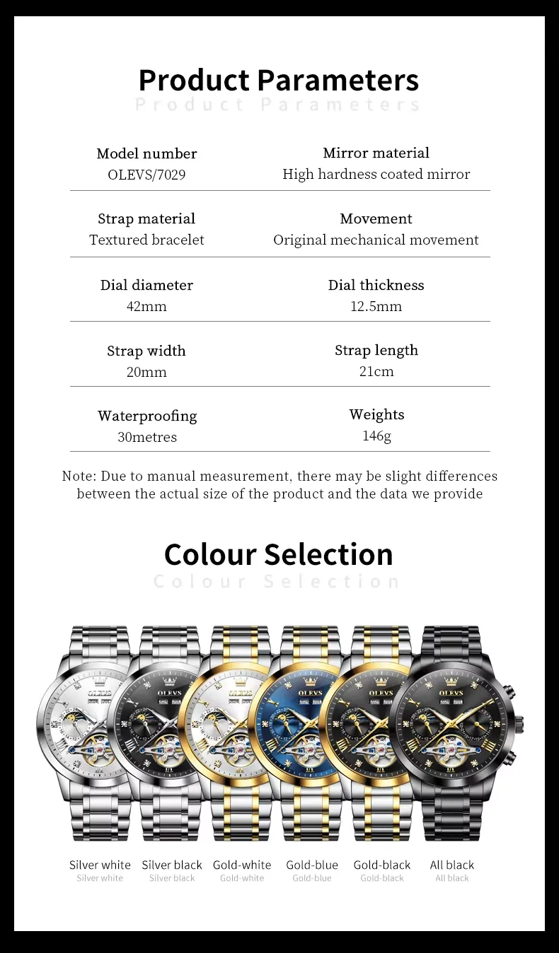 OLEVS Men's Watch 7029