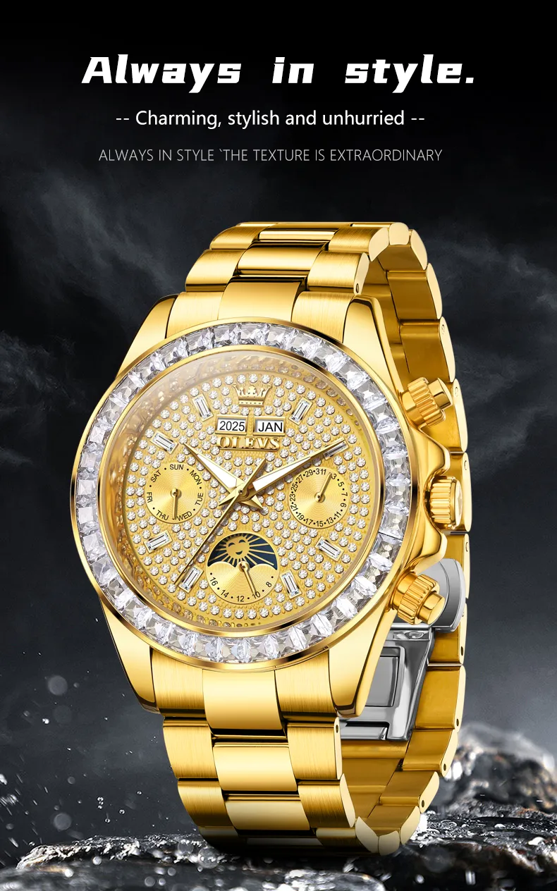 Olevs Men's Watch 7038