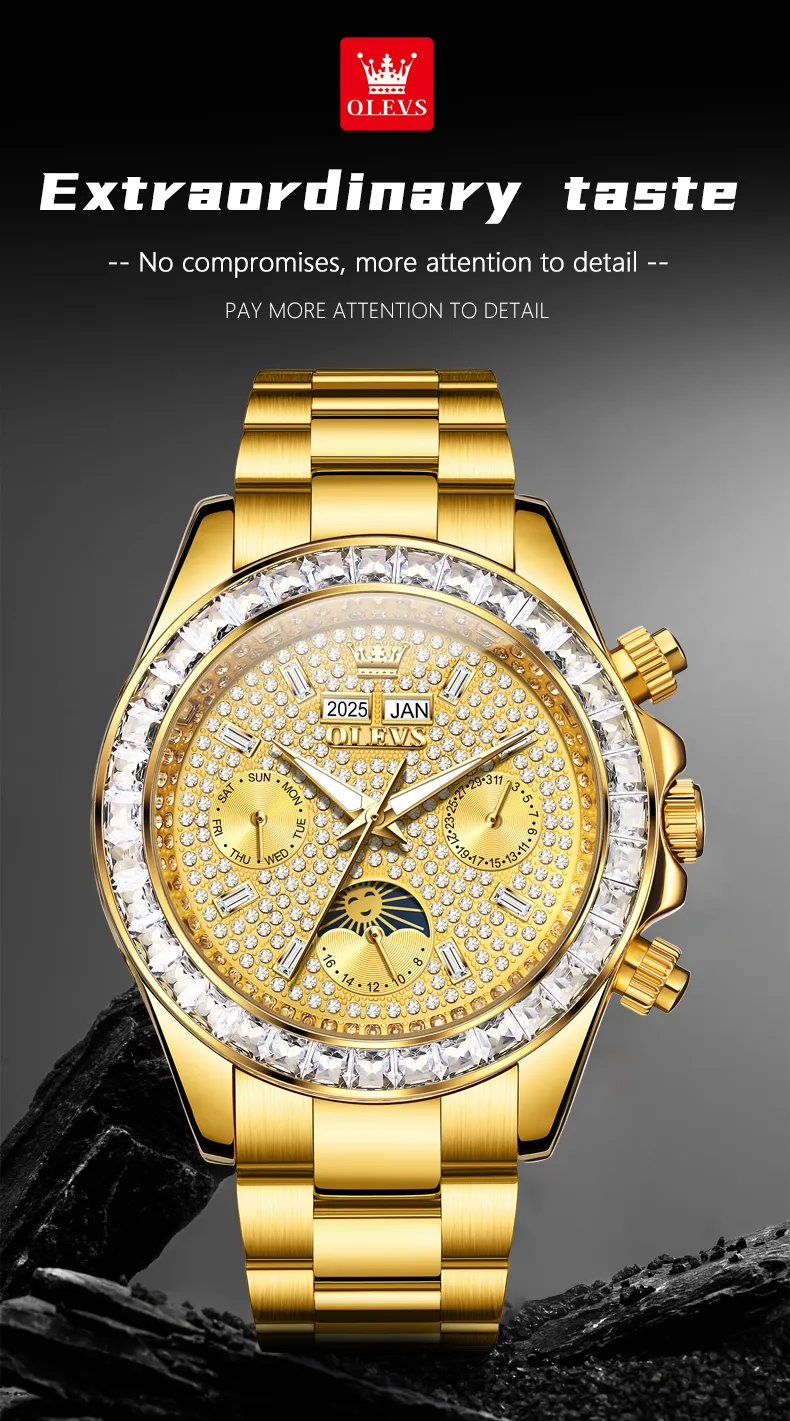 Olevs Men's Watch 7038
