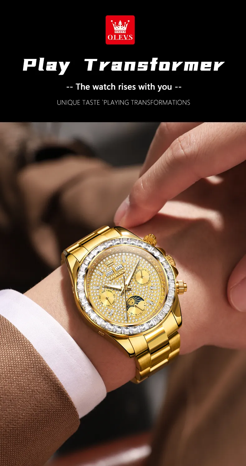 Olevs Men's Watch 7038
