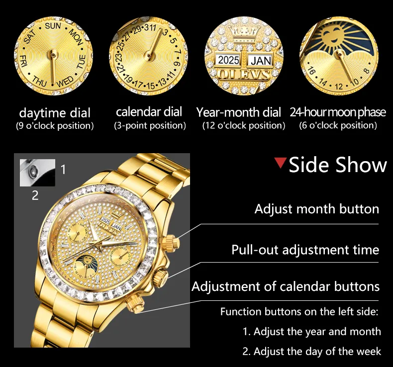 Olevs Men's Watch 7038