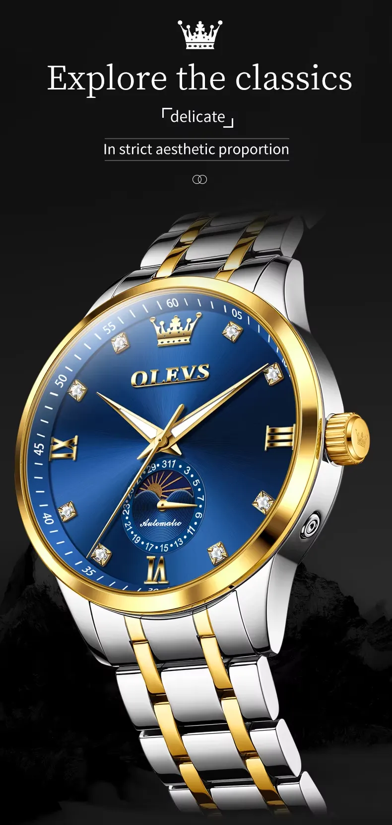 Olevs Men's Watch 7041