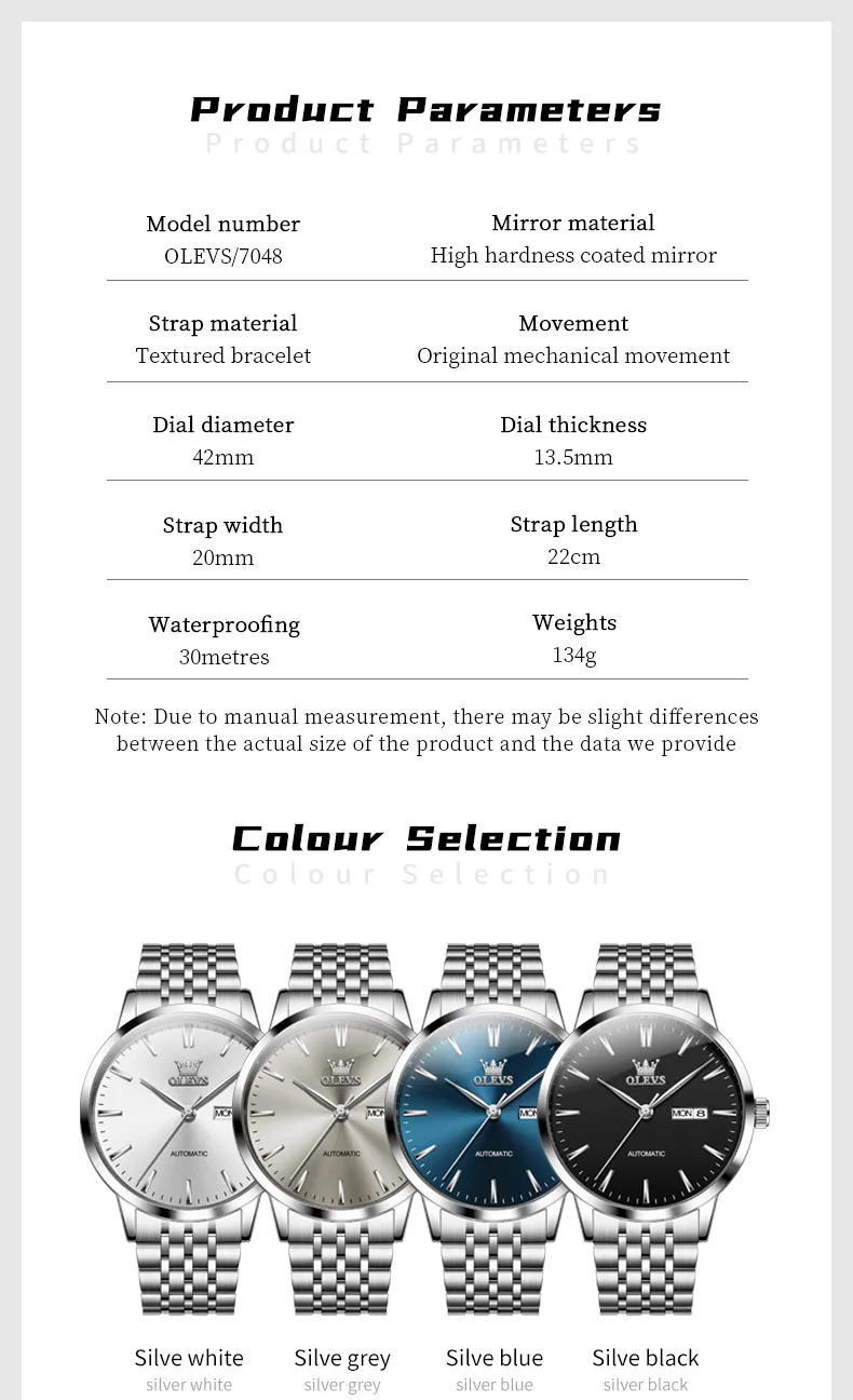 Olevs Men's Watch 7048