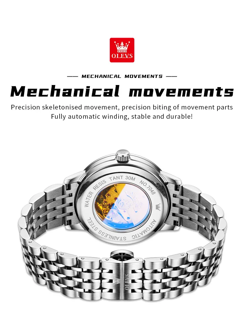 Olevs Men's Watch 7048