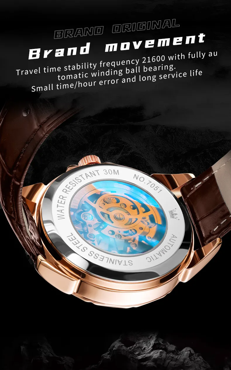 Olevs Men's Watch 7051