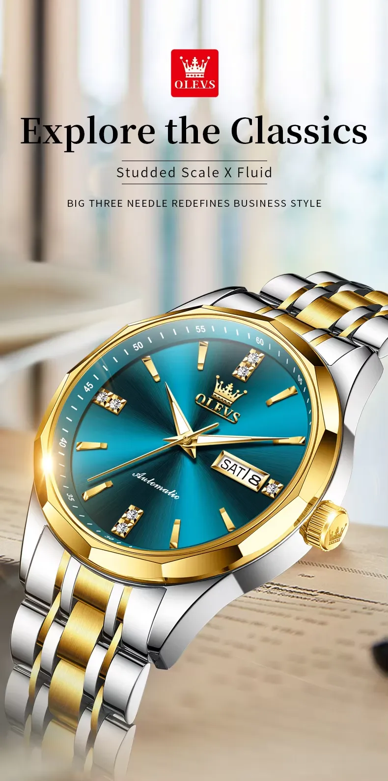 OLEVS Men's Watch 7056