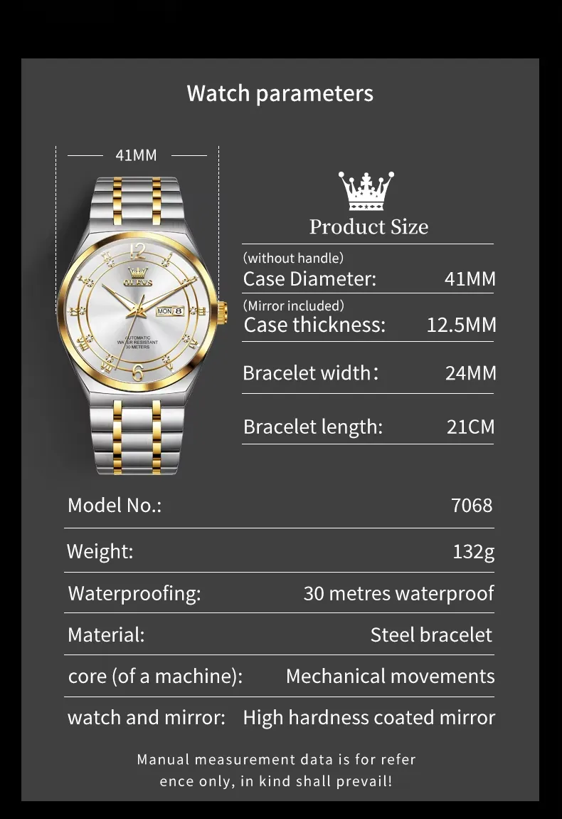OLEVS Men's Watch 7068