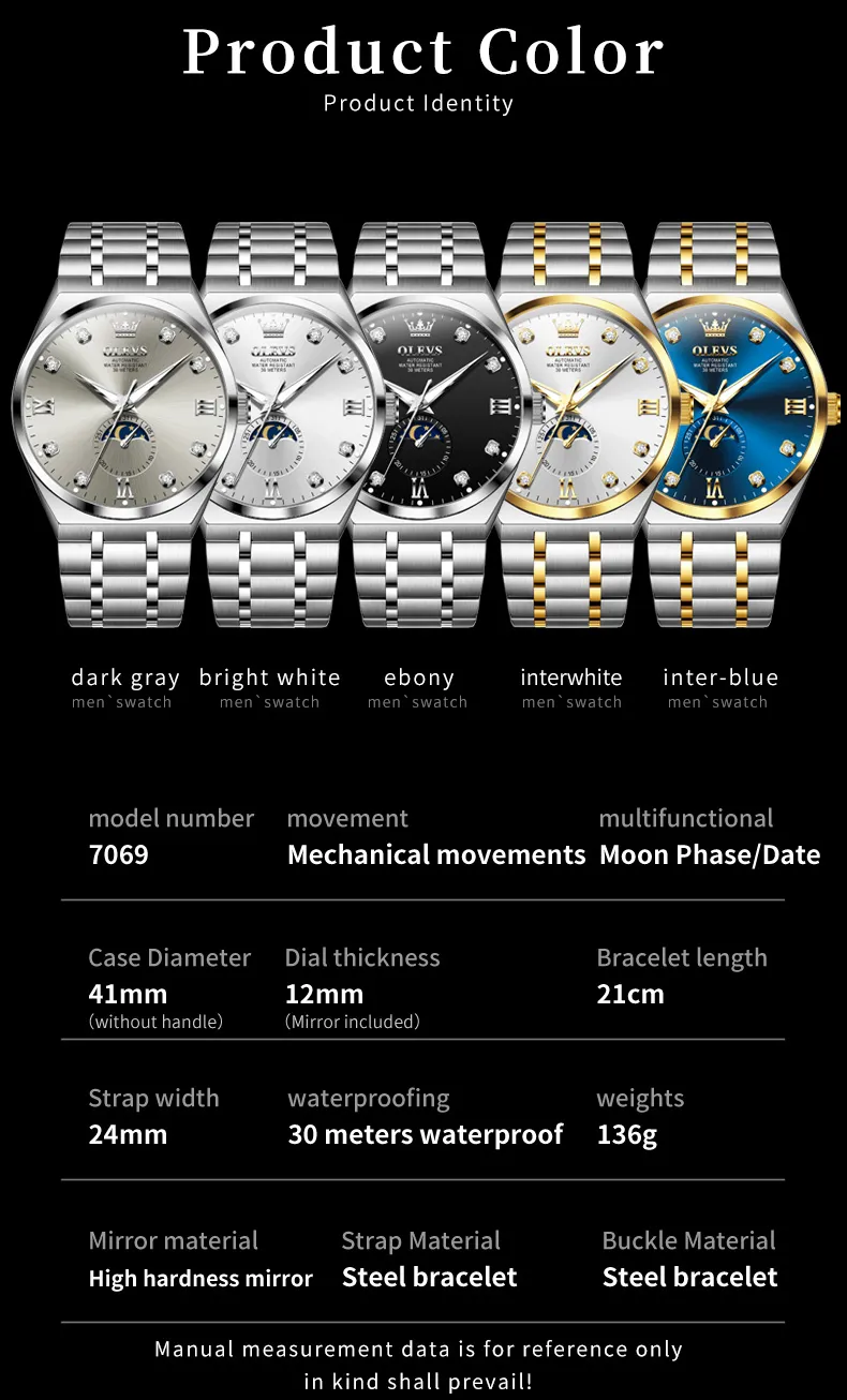 Olevs Men's Watch 7069