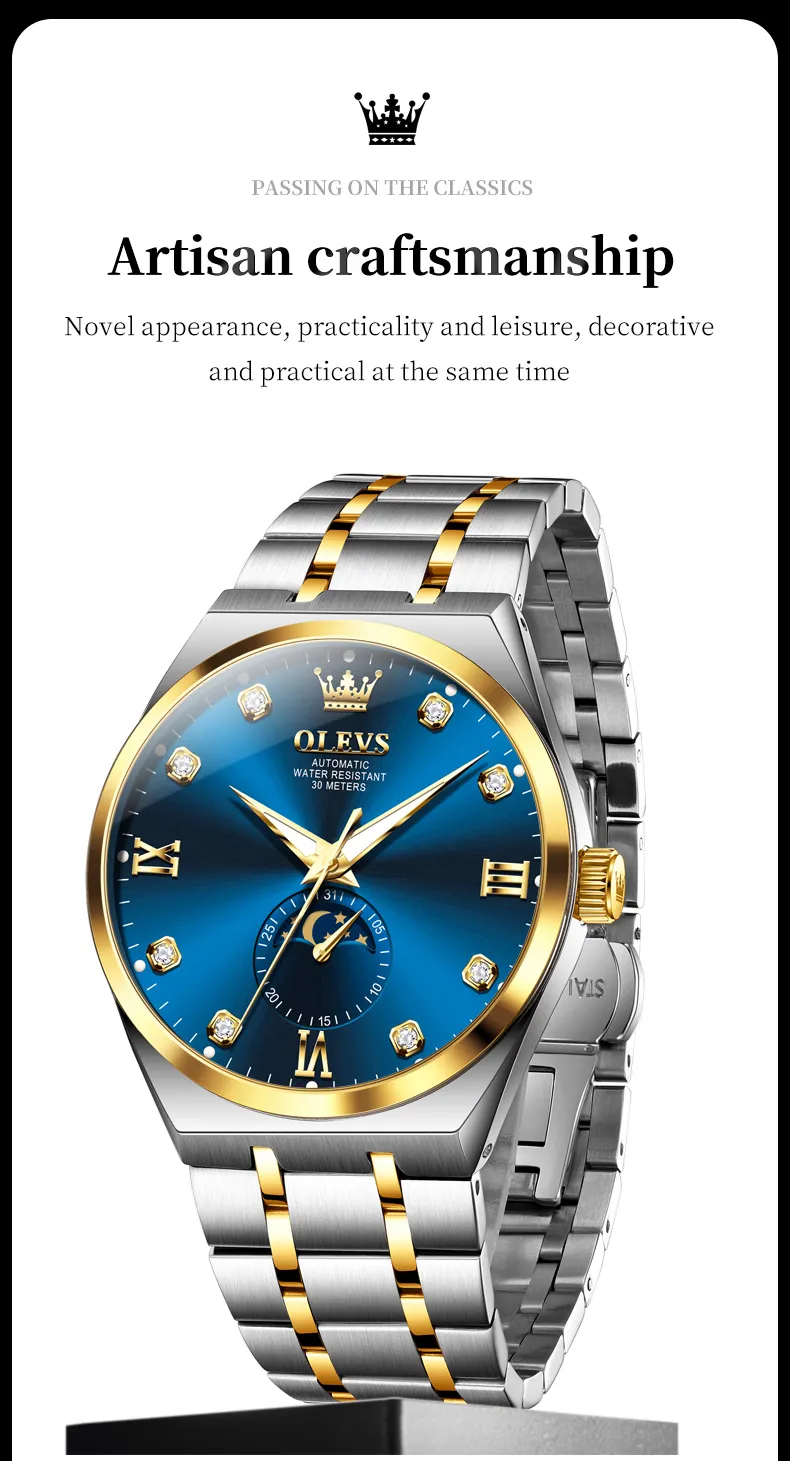Olevs Men's Watch 7069