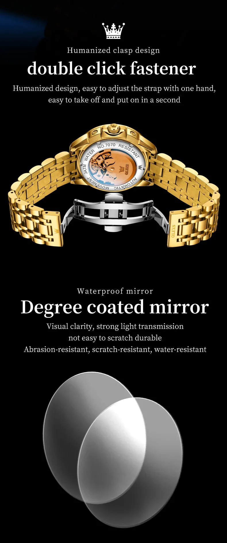 Olevs Men's Watch 7070