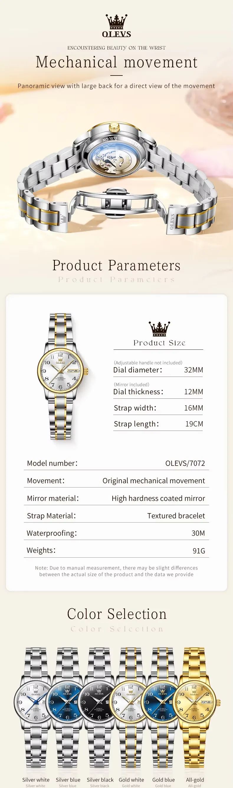 OLEVS Women's Watch 9810