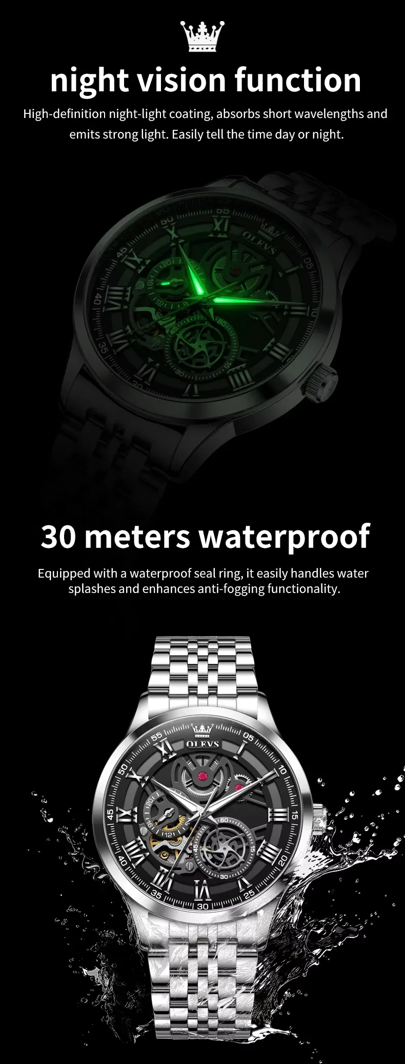 OLEVS Men's Watch 7076