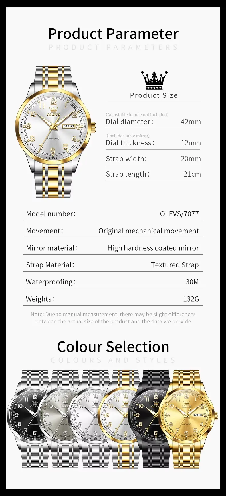 OLEVS Men's Watch 7077