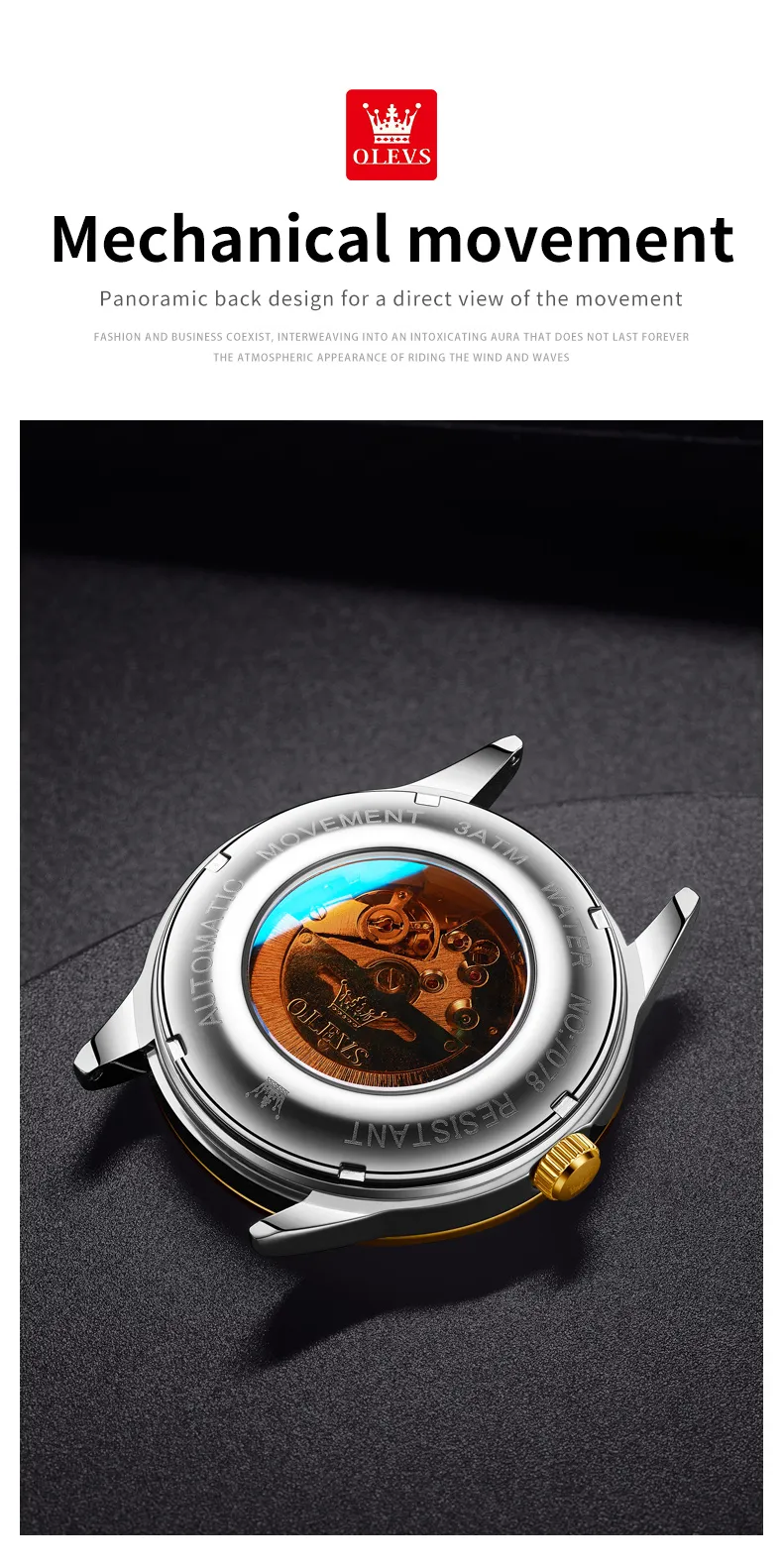 Olevs Men's Watch 7078