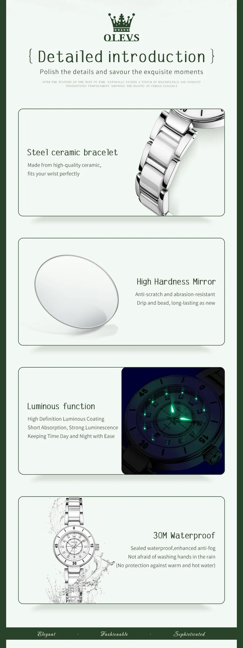 Olevs Women's Watch 7083