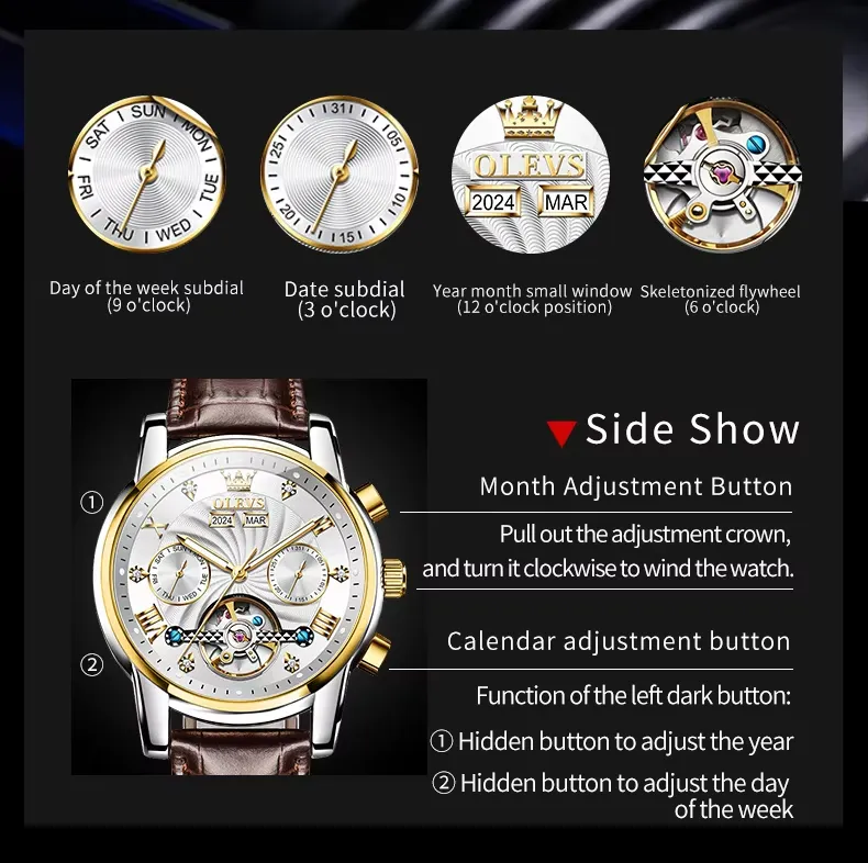 Olevs Men's Watch 7088L