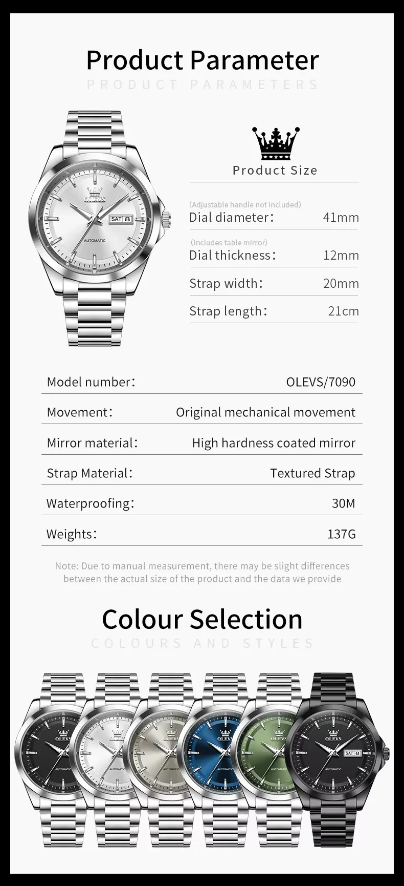 Olevs Men's Watch 7090