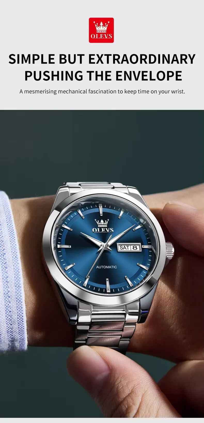 Olevs Men's Watch 7090
