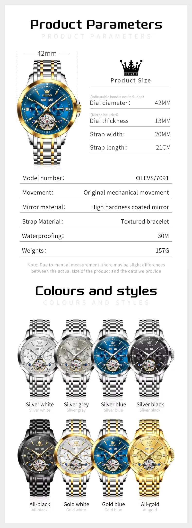 OLEVS Men's Watch 7091