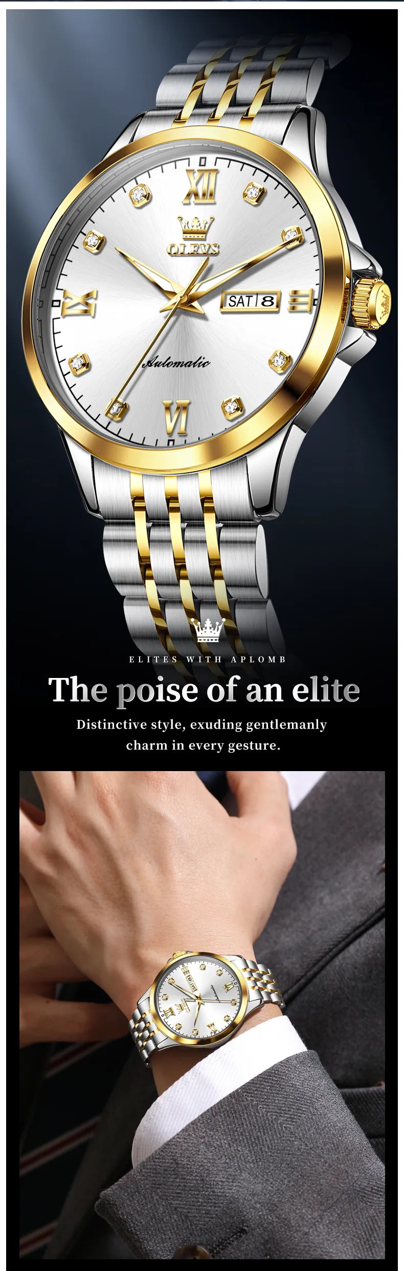 Olevs Men's Watch 7092