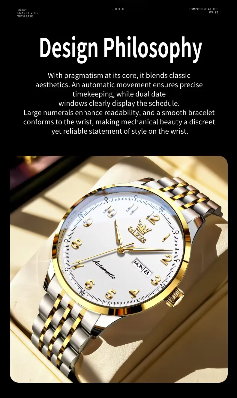 Olevs Men's Watch 7100