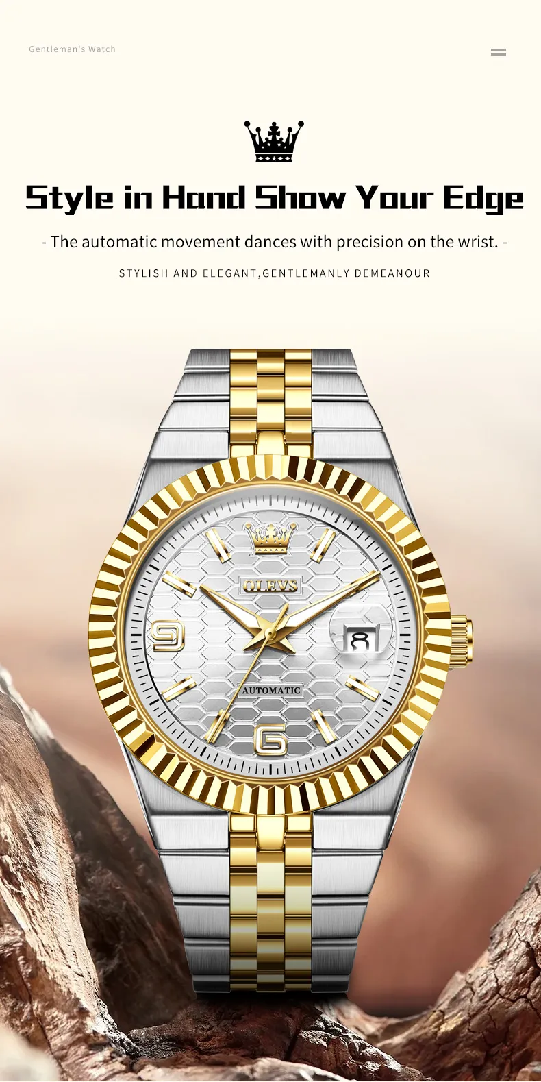 Olevs Men's Watch 7105