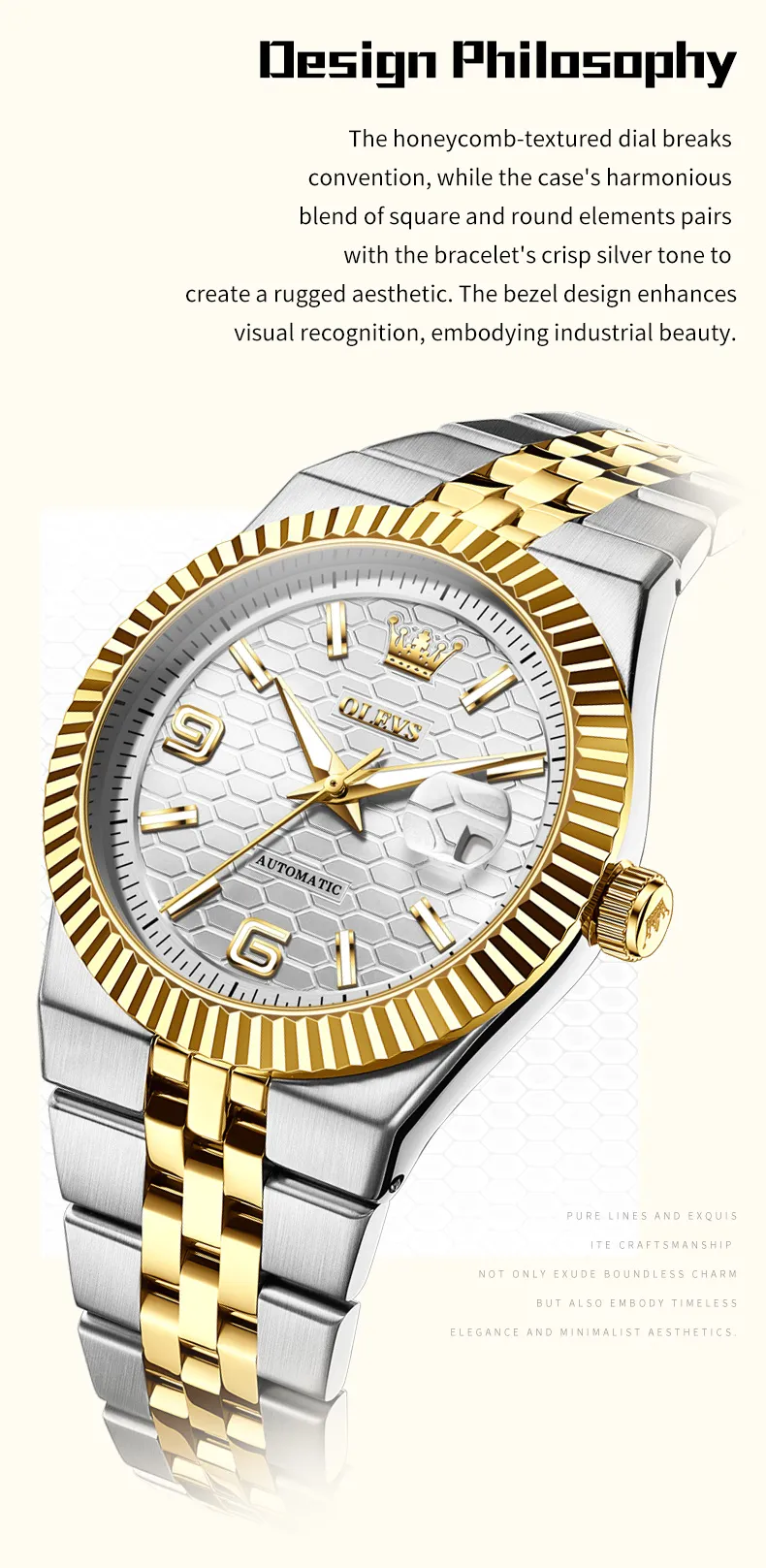 Olevs Men's Watch 7105