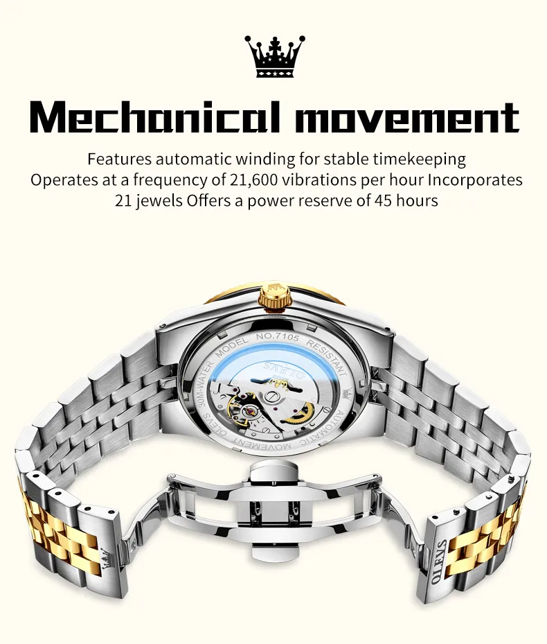 Olevs Men's Watch 7105