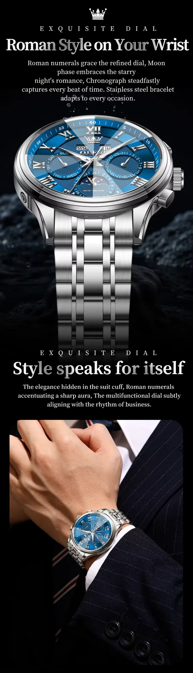 OLEVS Men's Watch 7113