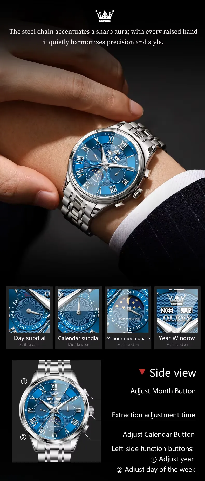 OLEVS Men's Watch 7113